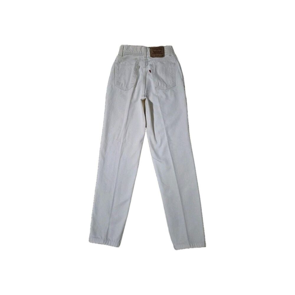 VTG Levi's Women's White Jeans Size 7 Y2K 90's